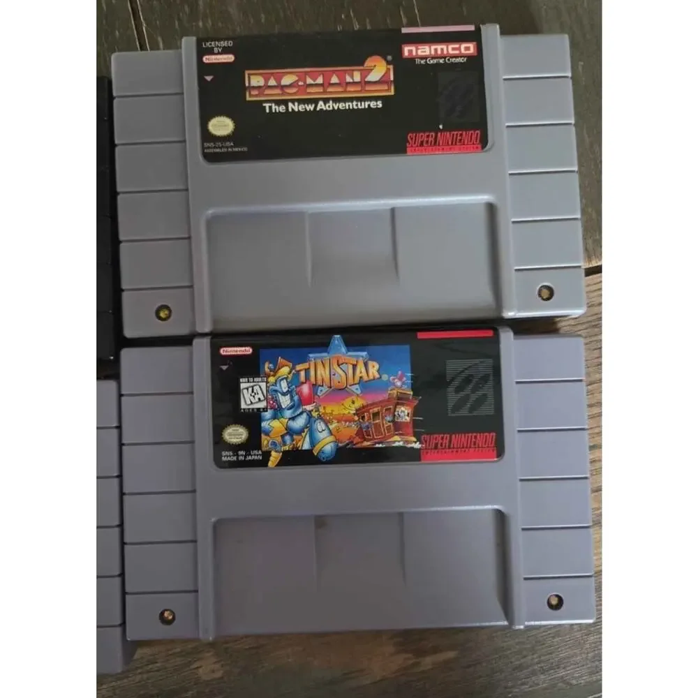 SNES 4 Game Lot